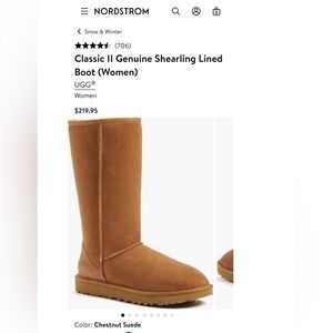 UGG Classic Tall Shearling Boot in Chestnut